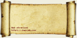 Jovana Bugarinović vizit kartica